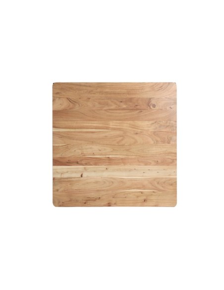 Mesa de Comedor BREIL 100x100 cm, Madera / Marrón Claro, Marrón - Kodu Home Design