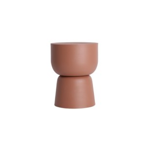 Mesa Auxiliar TERRA, Hierro / Marrón - Kodu Home Design