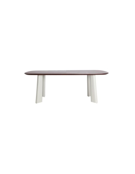 Mesa de Comedor VOLTA 215x105 cm, DM / Crema, Marrón - Kodu Home Design