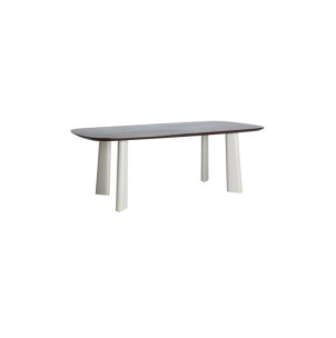 Mesa de Comedor VOLTA 215x105 cm, DM / Crema, Marrón -... 2