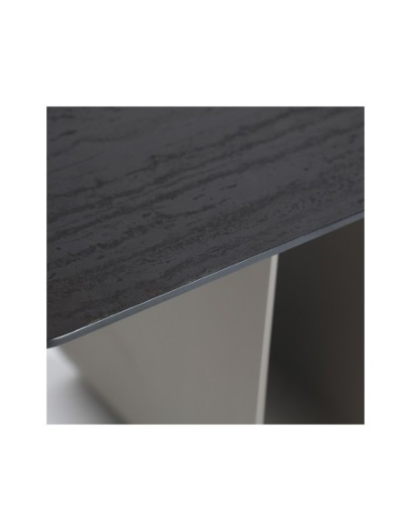 Mesa de Comedor ARQA 200x90 cm, DM / Gris, Marrón - Kodu Home Design