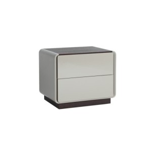 Mesita de Noche KIST, DM / Gris, Marrón - Kodu Home Design 2