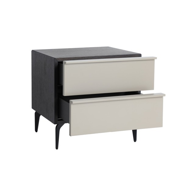 Mesita de Noche LINDFLUR, DM / Gris,...