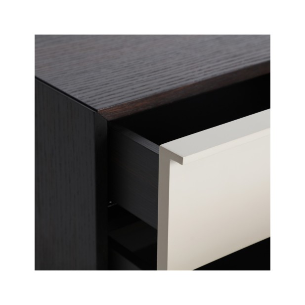 Mesita de Noche LINDFLUR, DM / Gris,...