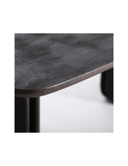 Mesa de Comedor SEISSAN 200x100 cm, Mango / Marrón - Kodu Home Design