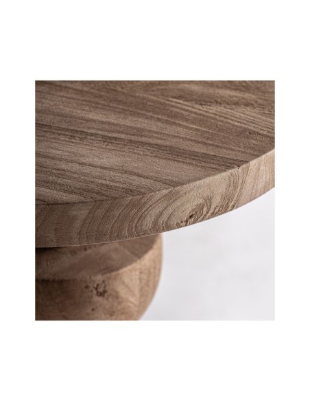 Mesa Auxiliar FLOW, Mango / Natural, Marrón - Kodu Home Design