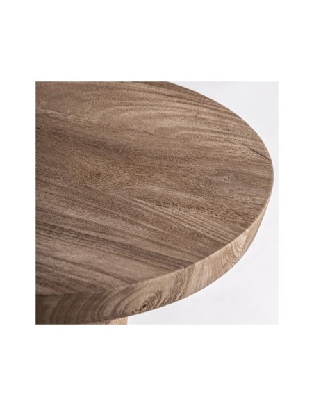 Mesa Auxiliar FLOW, Mango / Natural, Marrón - Kodu Home Design