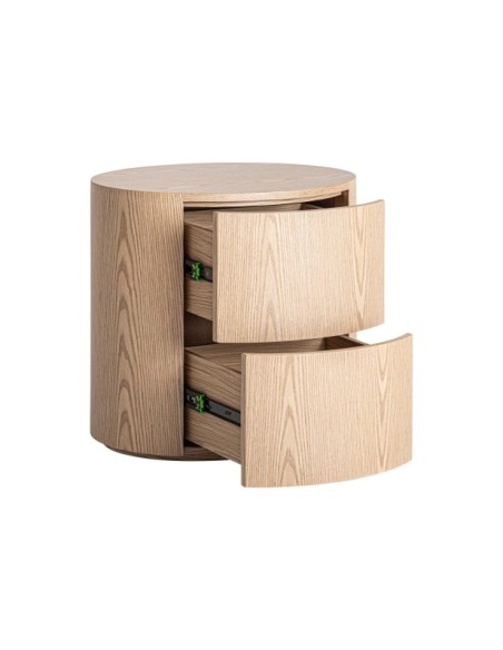 Mesita de Noche LIRA, DM / Marrón Claro, Marrón - Kodu Home Design