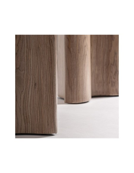 Mesa de Comedor NAIANA 200x100 cm, DM / Marrón - Kodu Home Design