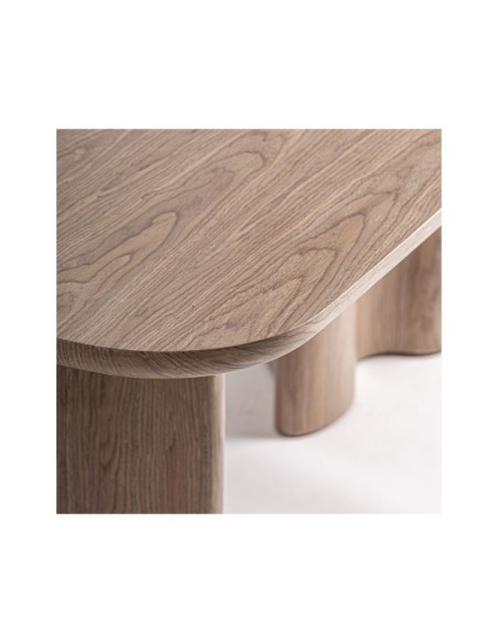 Mesa de Comedor NAIANA 200x100 cm, DM / Marrón - Kodu Home Design