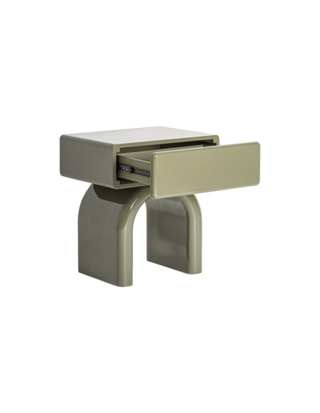 Mesita de Noche STAGE, DM / Verde - Kodu Home Design