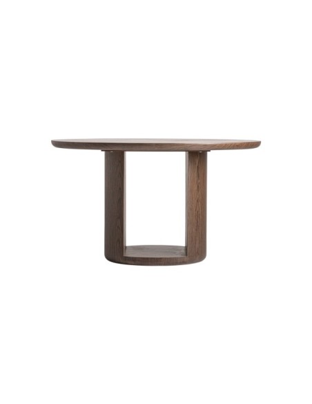 Mesa de Comedor ARKO Ø132 cm, DM / Marrón - Kodu Home Design