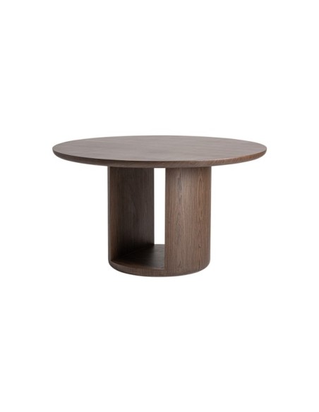 Mesa de Comedor ARKO Ø132 cm, DM / Marrón - Kodu Home Design