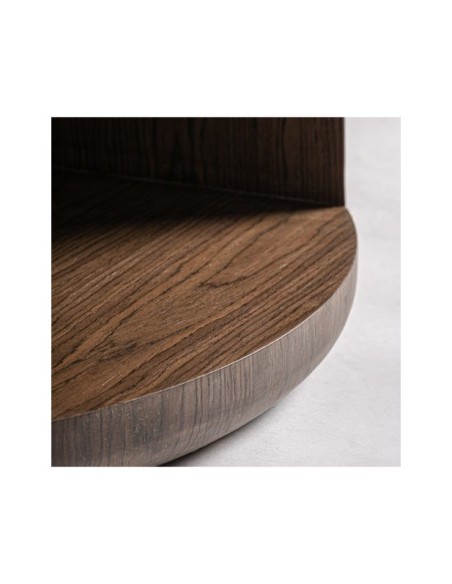 Mesa de Comedor ARKO Ø132 cm, DM / Marrón - Kodu Home Design