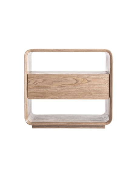 Mesita de Noche LIRA, DM / Marrón Claro, Marrón - Kodu Home Design