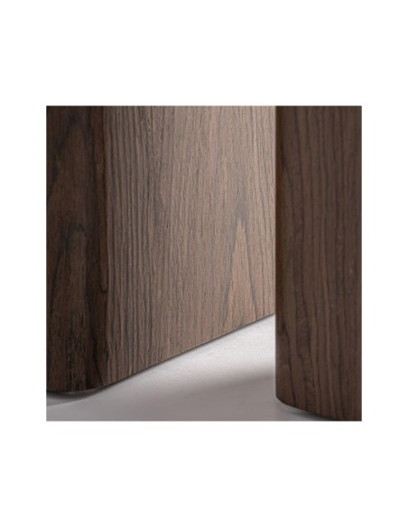 Mesa Auxiliar ATLAS, DM / Negro, Marrón - Kodu Home Design