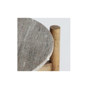 Mesa de Centro LACAUNE, Mármol / Gris, Marrón - Kodu Home... 2