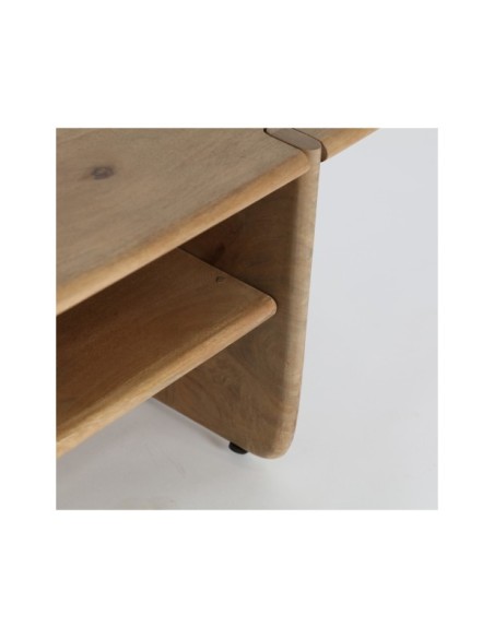 Mesa de Centro GAILLAC, Mango / Marrón Claro, Marrón - Kodu Home Design