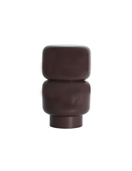 Mesa Auxiliar MOKA, Hierro / Chocolate - Kodu Home Design