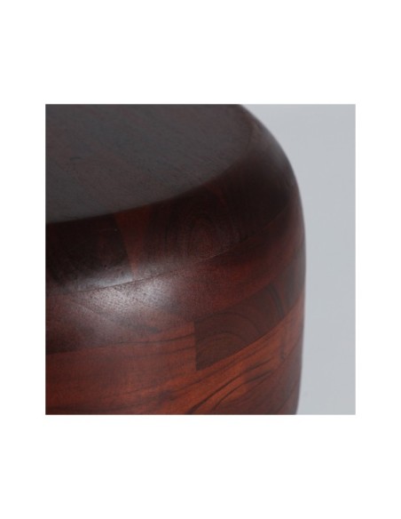 Mesa Auxiliar TAU, Hierro / Chocolate, Marrón - Kodu Home Design