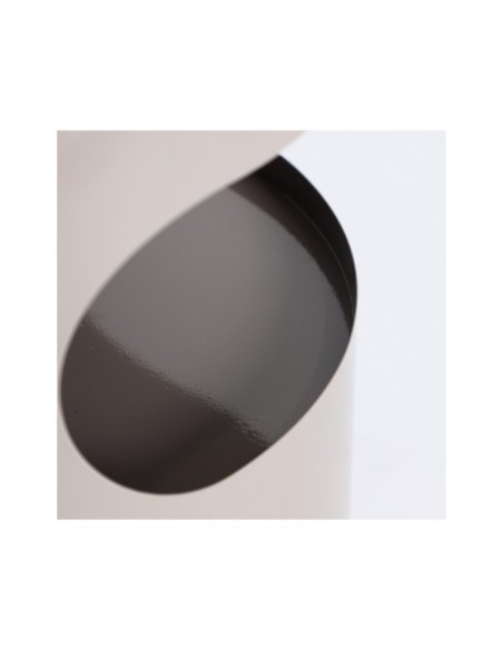 Mesita de Noche NOA, Hierro / Gris, Marrón - Kodu Home Design