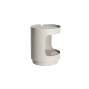 Mesita de Noche MIST, Hierro / Blanco Roto - Kodu Home... 2