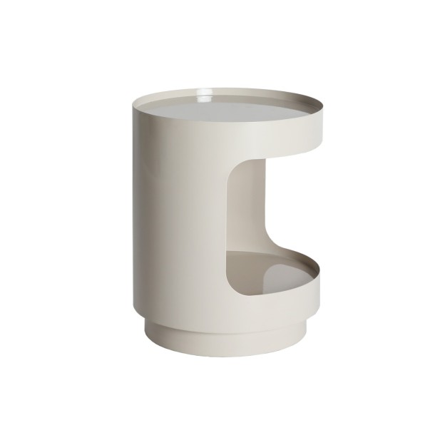 Mesita de Noche MIST, Hierro / Blanco...