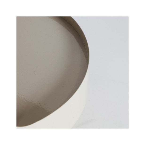 Mesita de Noche MIST, Hierro / Blanco...