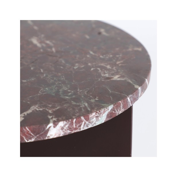 Mesa Auxiliar TILO, Hierro / Burdeos,...