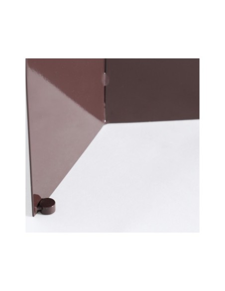 Mesa Auxiliar TILO, Hierro / Burdeos, Chocolate - Kodu Home Design