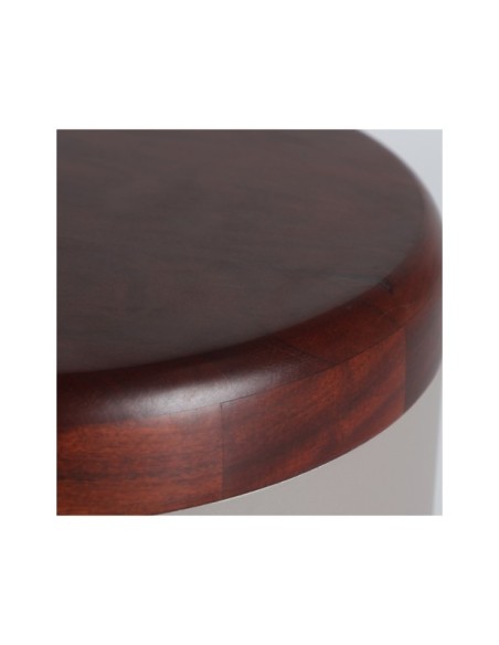 Mesa Auxiliar OAKY, Hierro / Gris, Marrón - Kodu Home Design