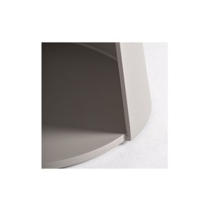 Mesa Auxiliar WENGEN Ø40x48 cm, Aluminio / Topo - Kodu... 2