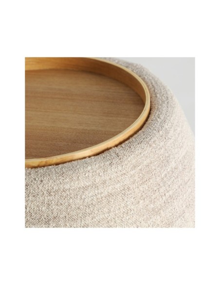 Mesa Auxiliar SILS, DM / Marrón Claro, Beige, Marrón - Kodu Home Design