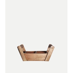 Macetero Bandeja AKVIRAN, Caoba / Marrón - Kodu Home Design