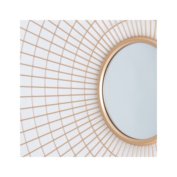 Espejo FIDELE Ø91 cm, Hierro / Oro -...