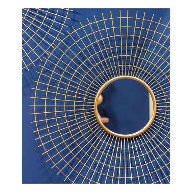 Espejo FIDELE Ø91 cm, Hierro / Oro -...