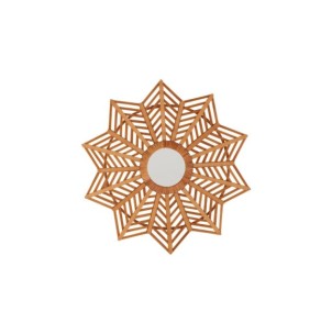 Espejo ARTEAGA Ø65 cm, Bambú / Marrón - Kodu Home Design