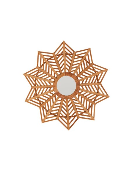 Espejo ARTEAGA Ø65 cm, Bambú / Marrón - Kodu Home Design