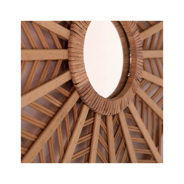 Espejo ARTEAGA Ø65 cm, Bambú / Marrón...