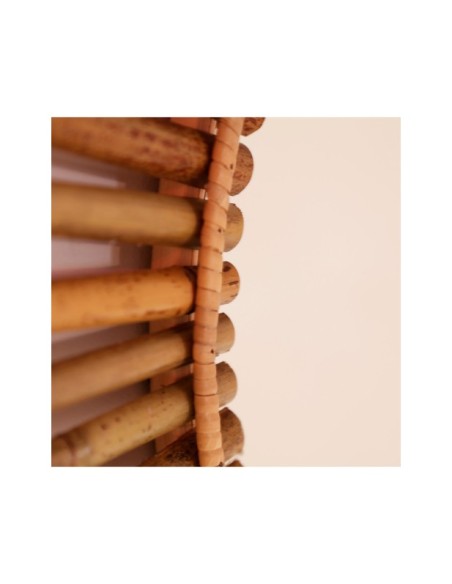 Espejo ARTEAGA Ø60 cm, Bambú / Marrón - Kodu Home Design