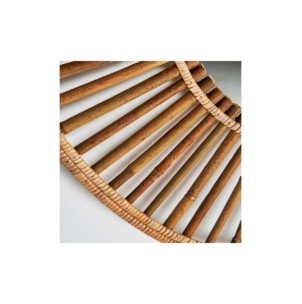 Espejo ARTEAGA Ø90 cm, Bambú / Marrón - Kodu Home Design 2