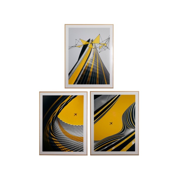 Set 3 Cuadros JANAH 60x80 cm,...