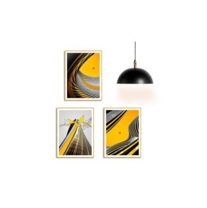 Set 3 Cuadros JANAH 60x80 cm, Metacrilato / Multicolor -... 2