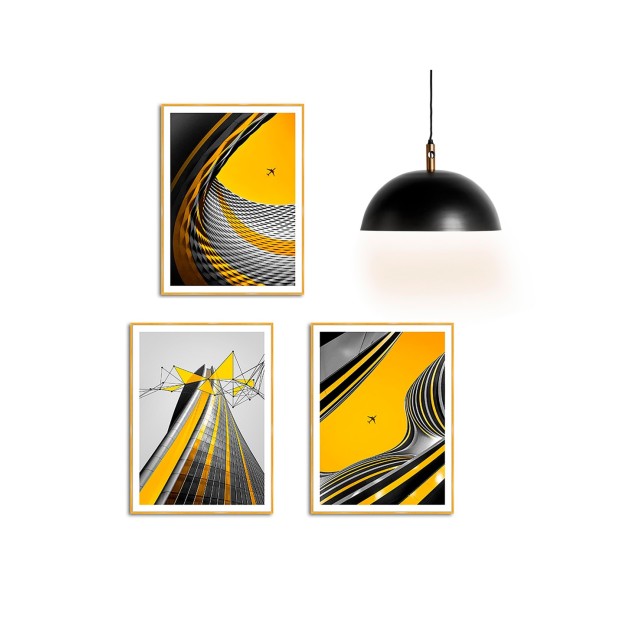 Set 3 Cuadros JANAH 60x80 cm,...