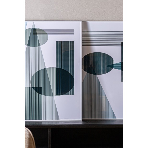 Set 2 Cuadros MELKA 80x80 cm, DM /...