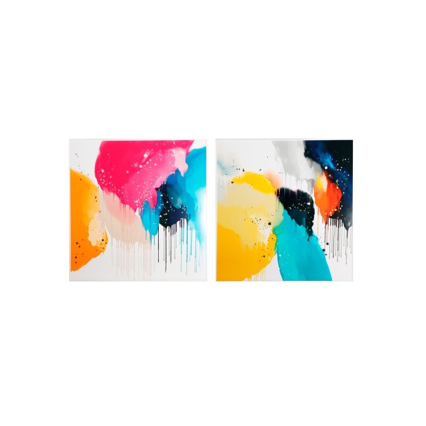 Set 2 Cuadros KRYSTA 80x80 cm, DM /...