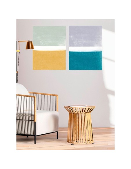 Set 2 Lienzos LUDKA 60x80 cm, Lienzo / Multicolor - Kodu Home Design