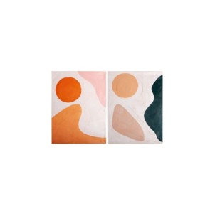 Set 2 Lienzos JULA 60x80 cm, Lienzo / Multicolor - Kodu...