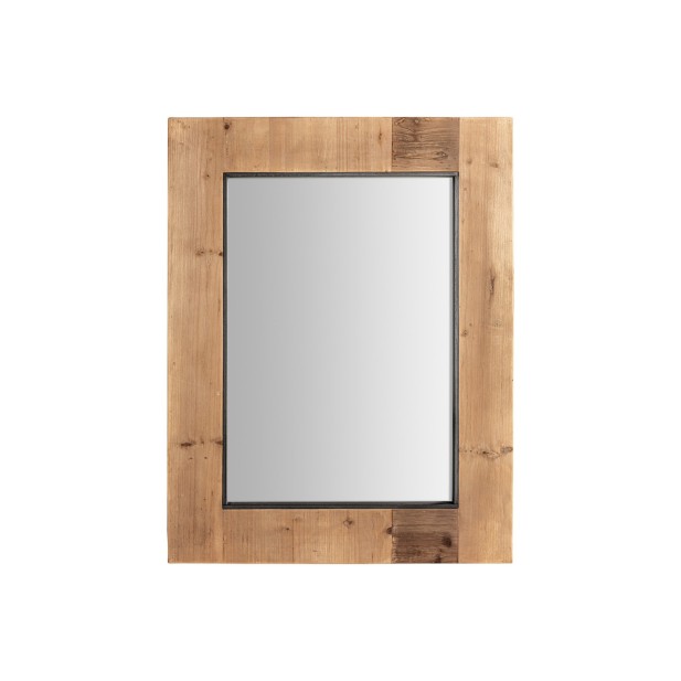 Espejo GIEN 68x88 cm, Madera / Marrón...