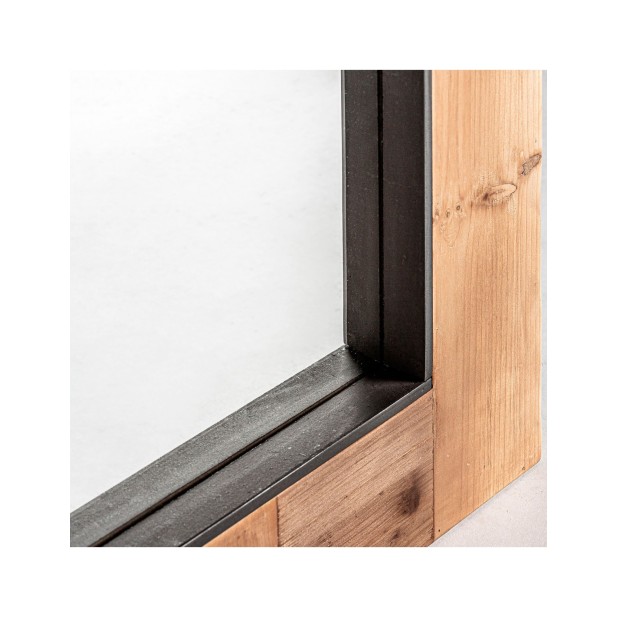 Espejo GIEN 68x88 cm, Madera / Marrón...